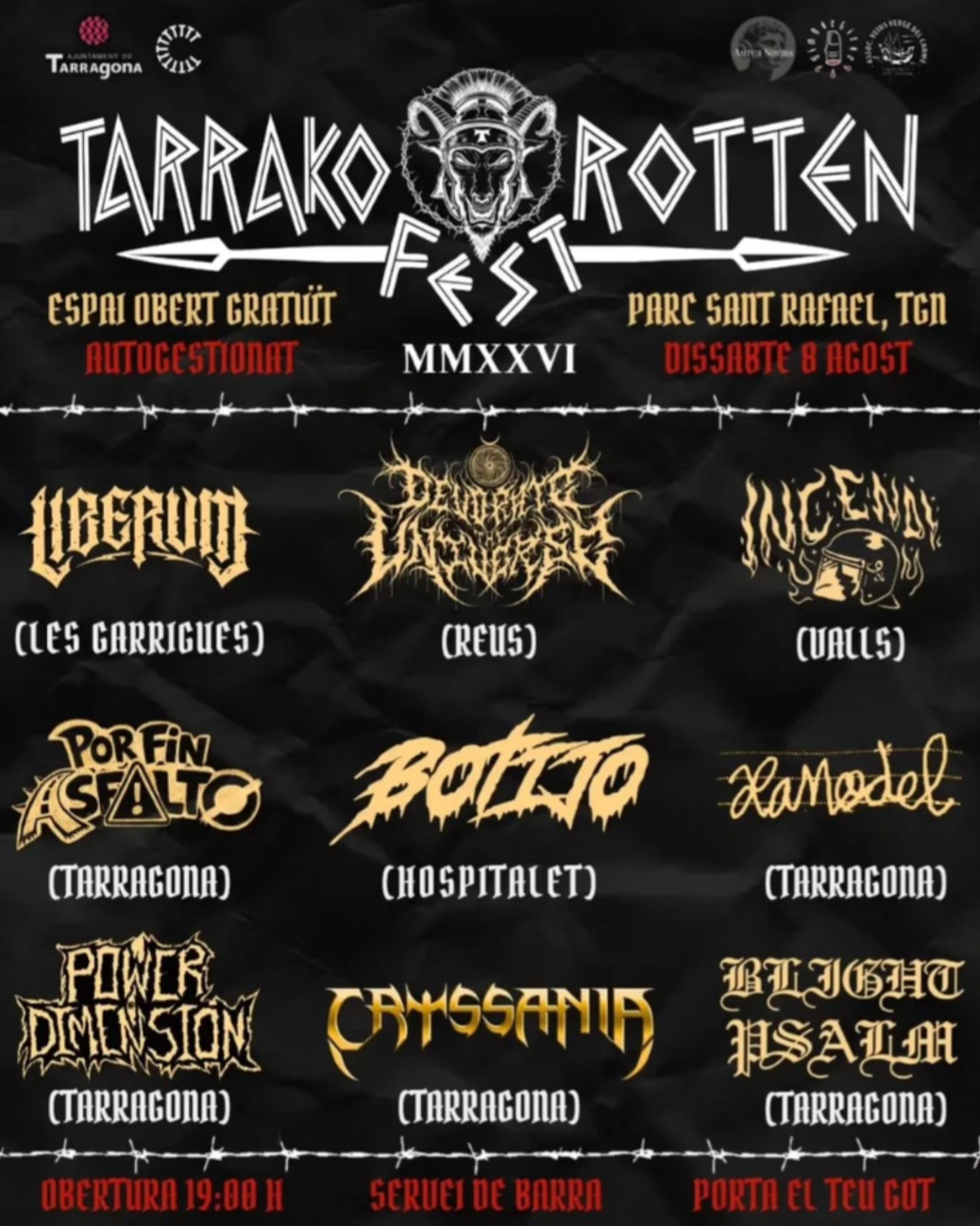 Cartel Tarrako Rotten Fest 2026